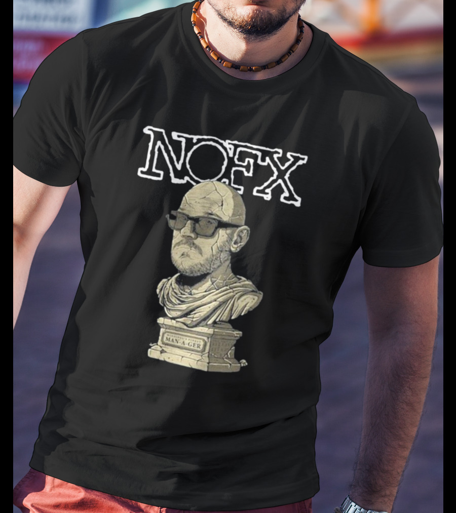 NOFX Concert Bust Graphic At Burton Cummings Theatre Winnipeg August 15 T-Shirt