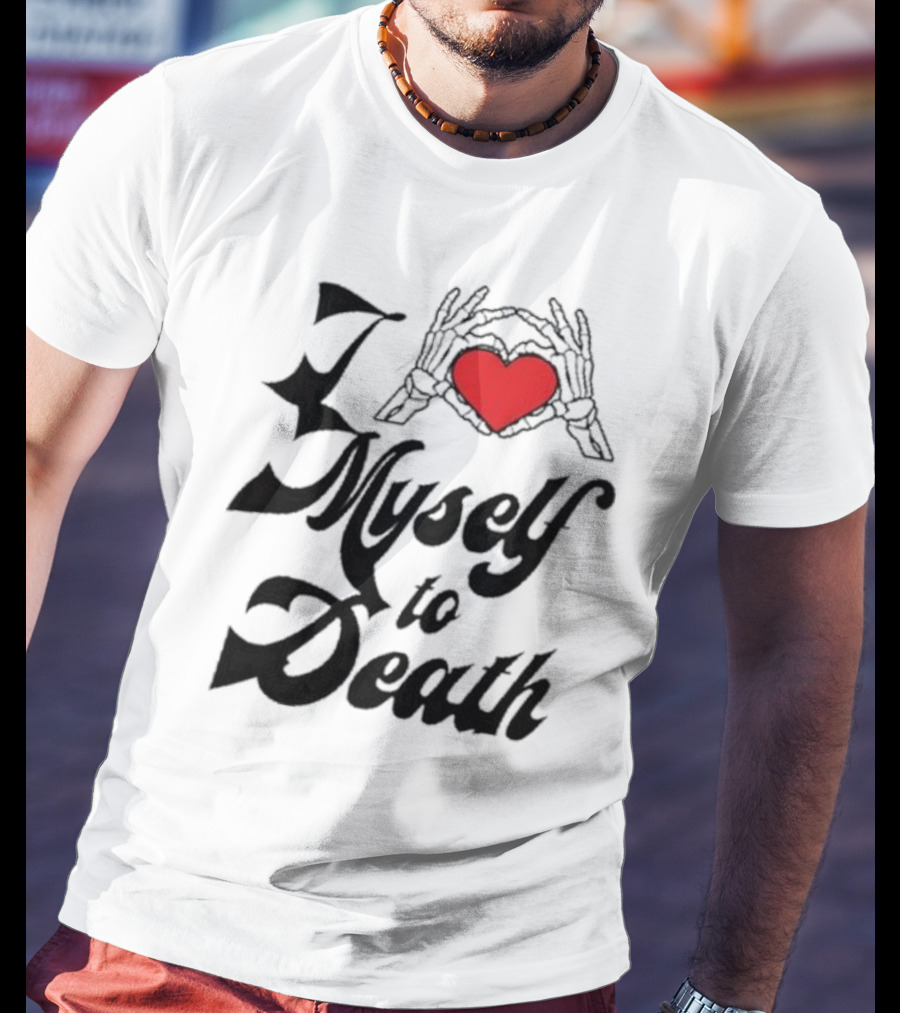 Chris Brown Skeleton Hand Heart I Love Myself To Death T-Shirt