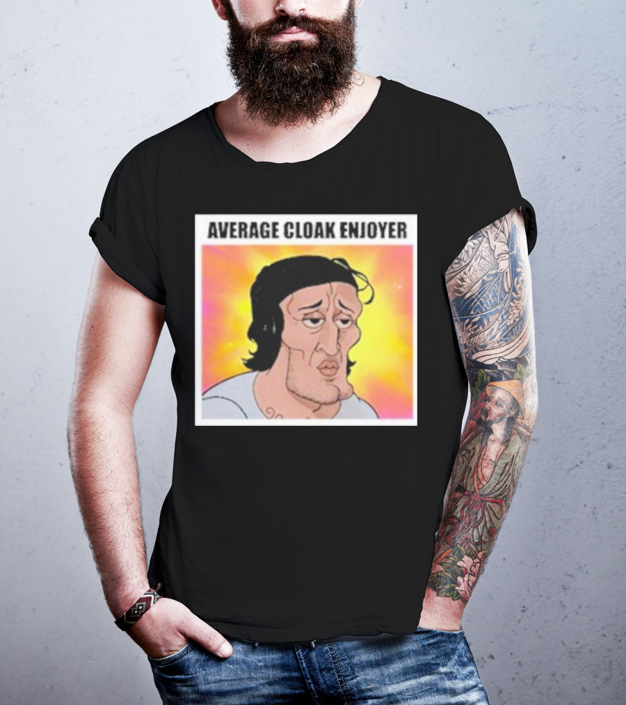 Average Cloak Enjoyer Parody Meme Comic T-Shirt