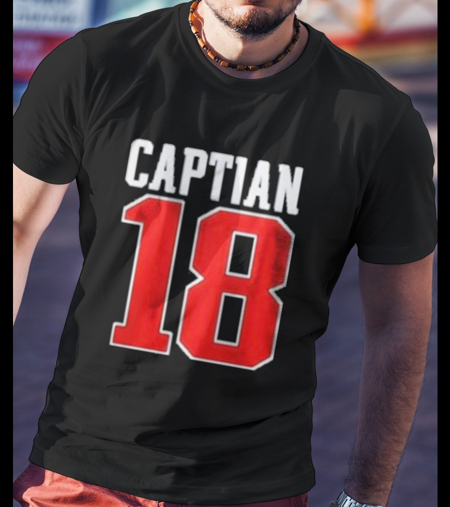 Captain 18 The Patriots Coach T-Shirt