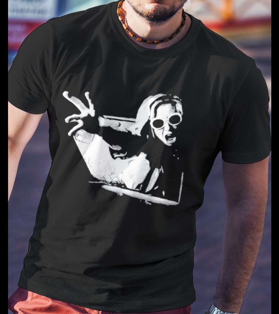 Cuckoo The Hooded Woman Reaching In Sunglasses T-Shirt