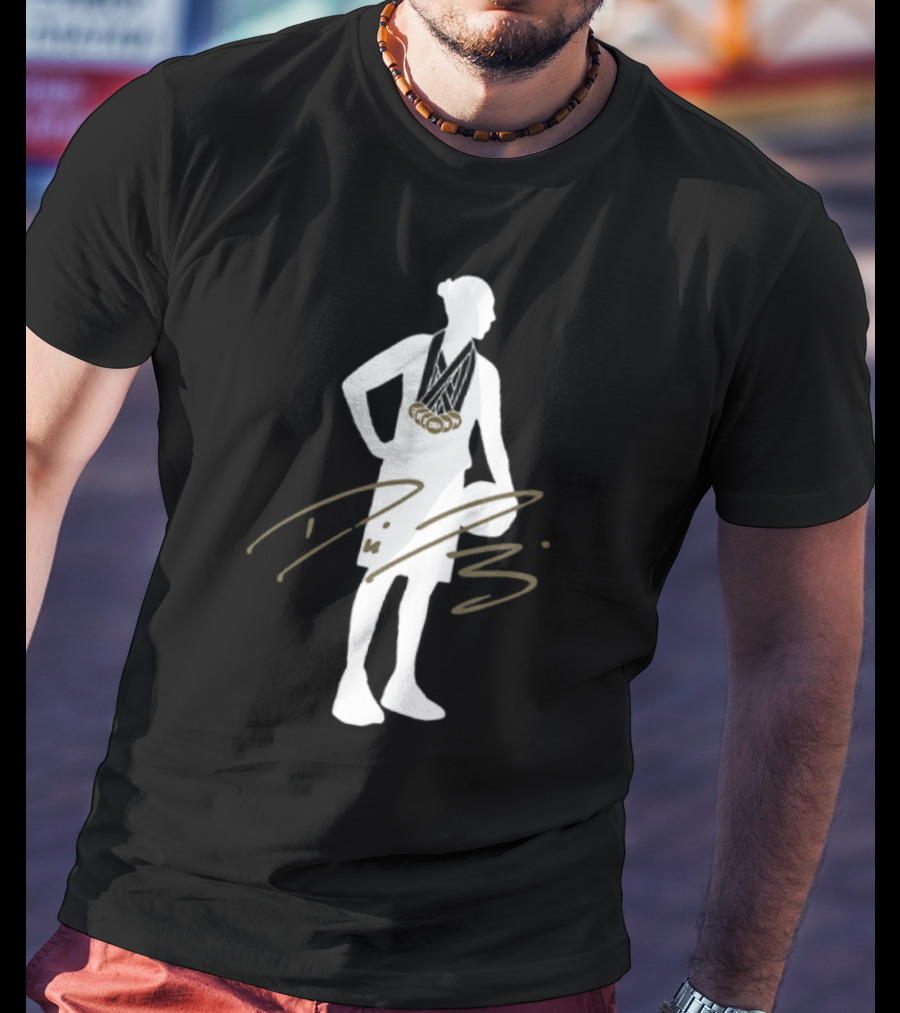 Diana Taurasi 6x Gold Medalist Silhouette With Signature T-Shirt
