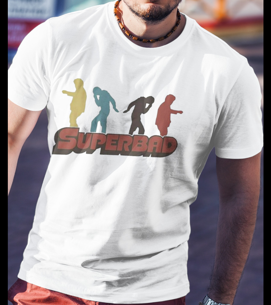 Superbad Silhouette Dance Moves McLovin Movie T-Shirt