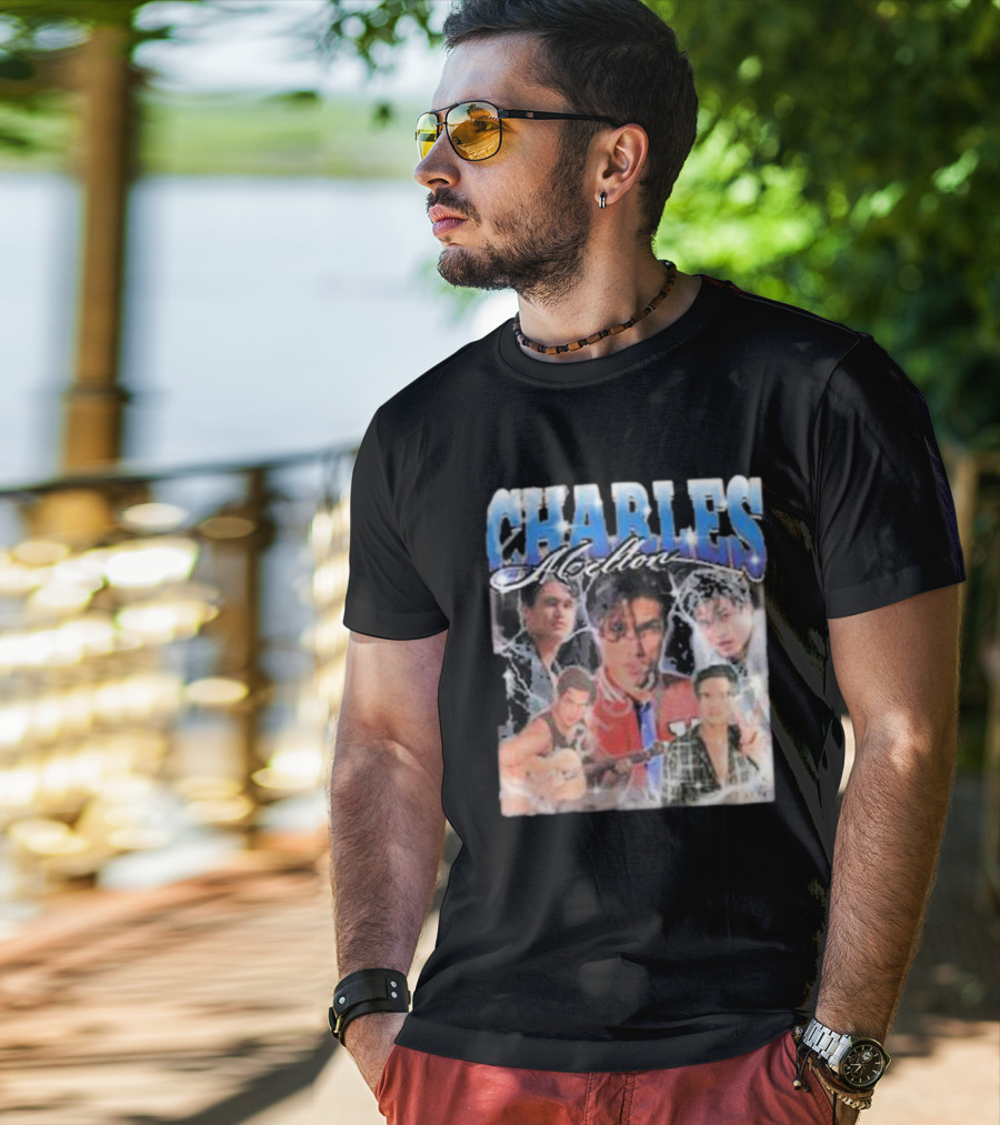 CHARLES Melton Collage T-Shirt