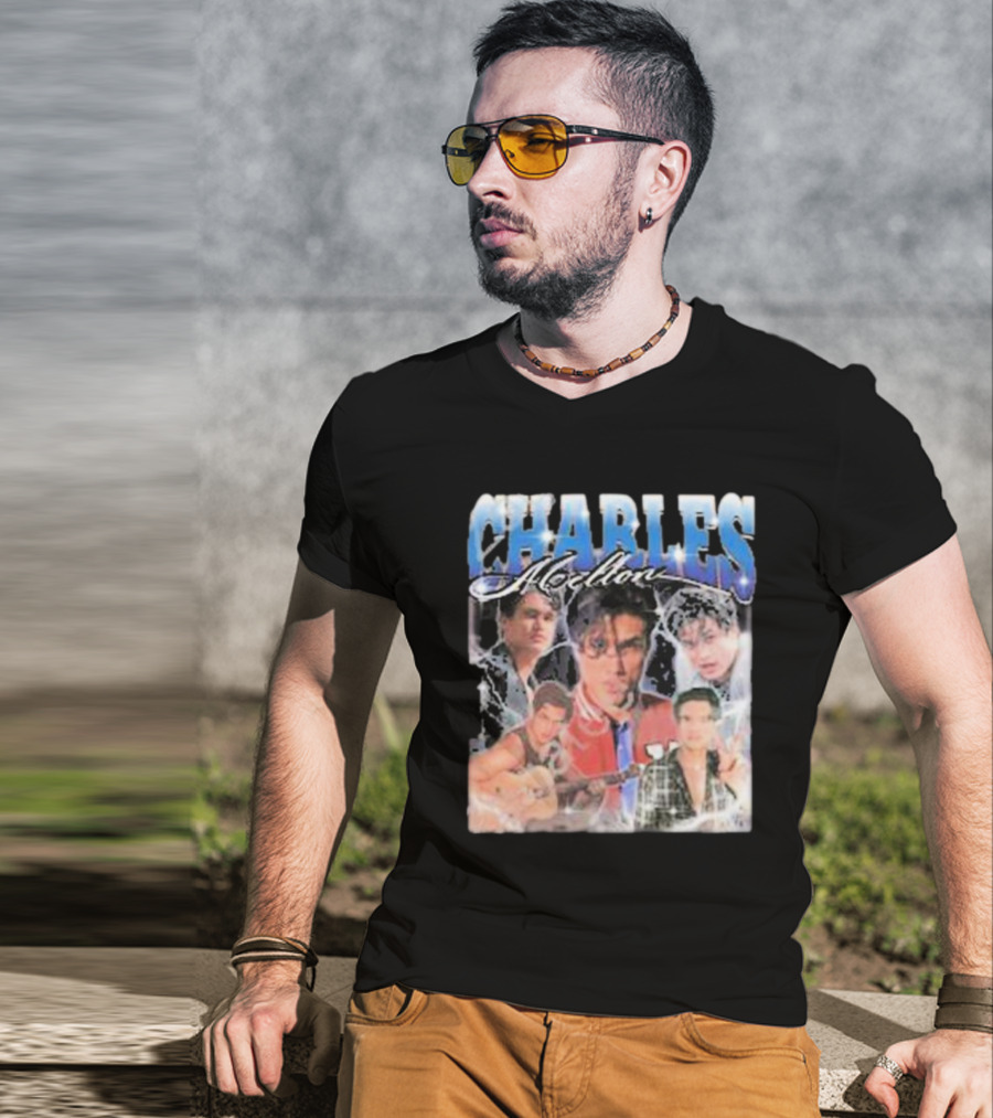 CHARLES Melton Collage T-Shirt