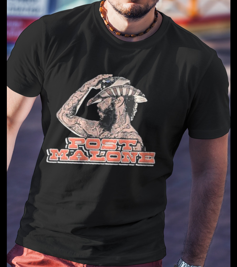 Cheatin Snakes Post Malone Cowboy Tattoo Sketch T-Shirt