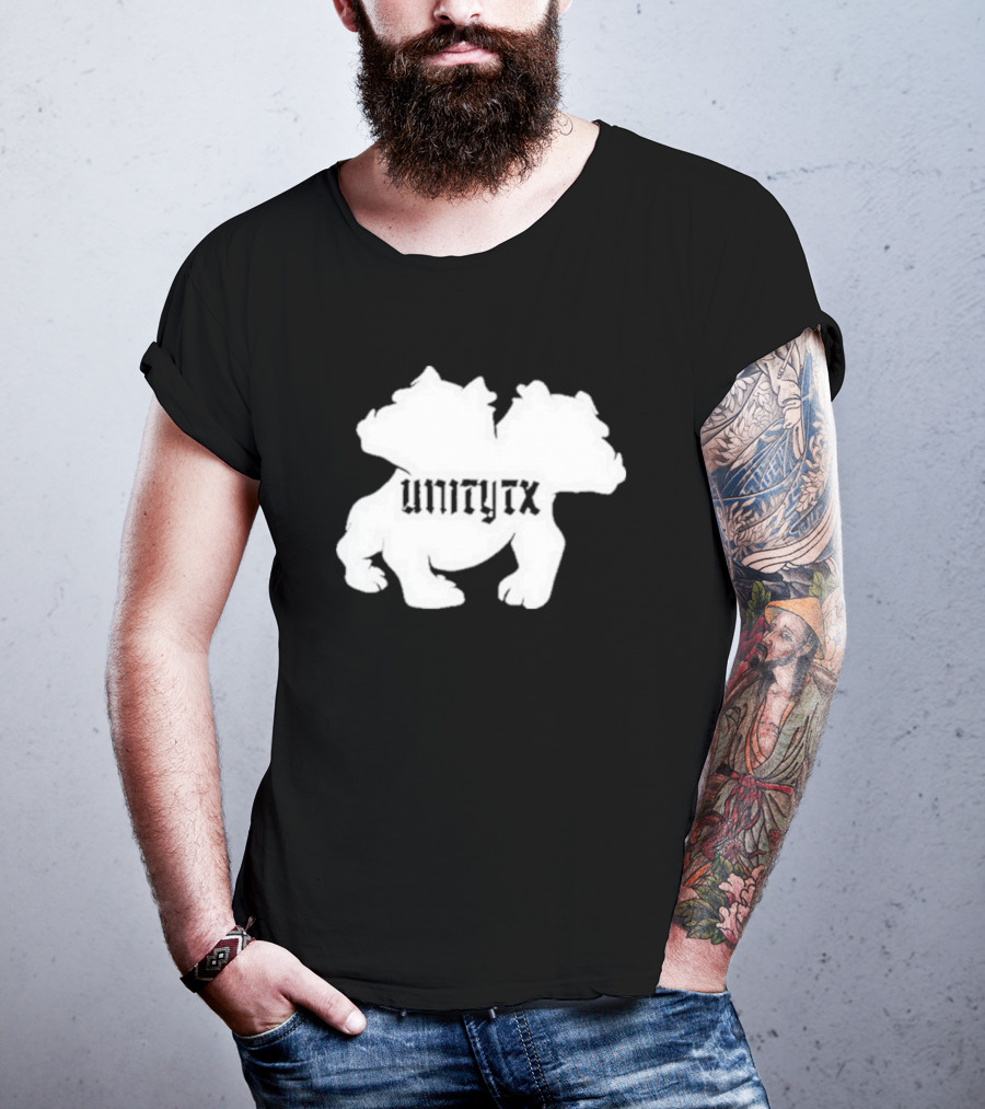 Unitytx Bulldog Silhouette Twins T-Shirt