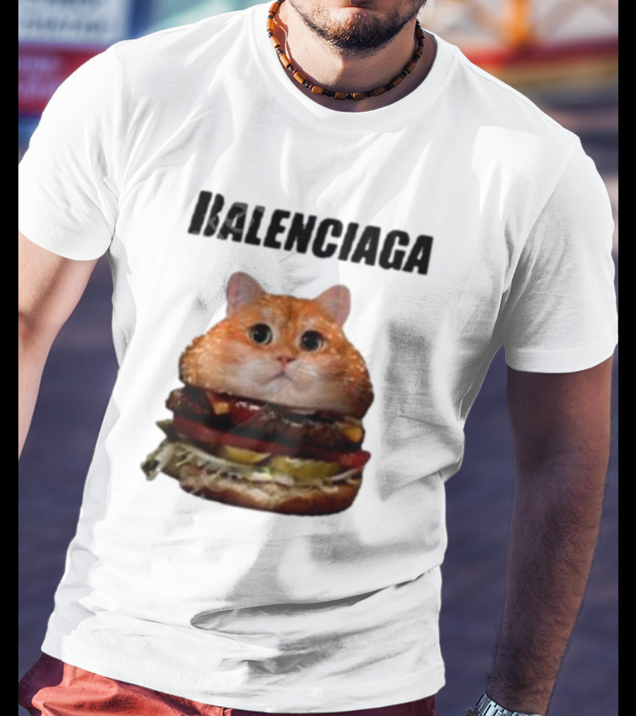 Balenciaga Burger Cat Hot T-Shirt