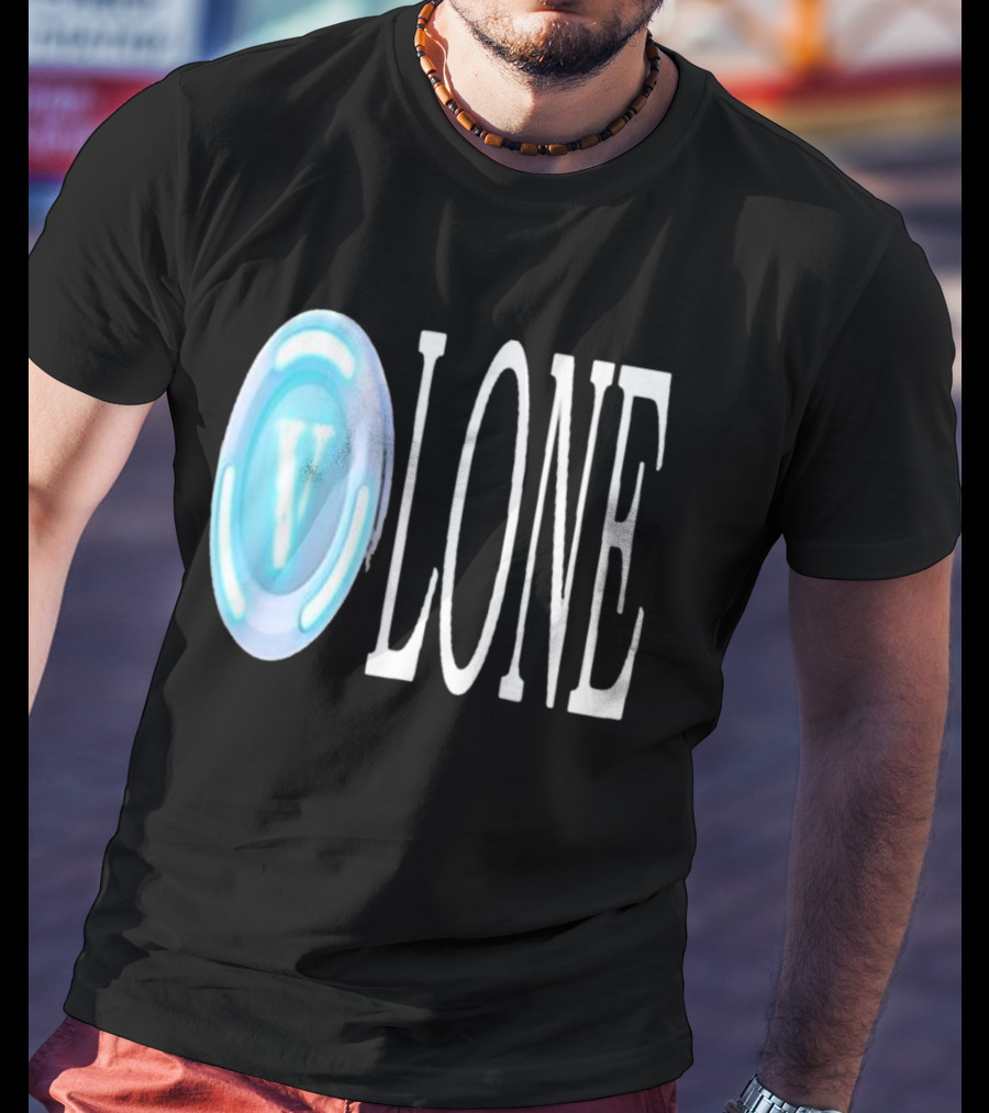 Bussinapparelco Vlone Vbuck Coin Icon And Text T-Shirt