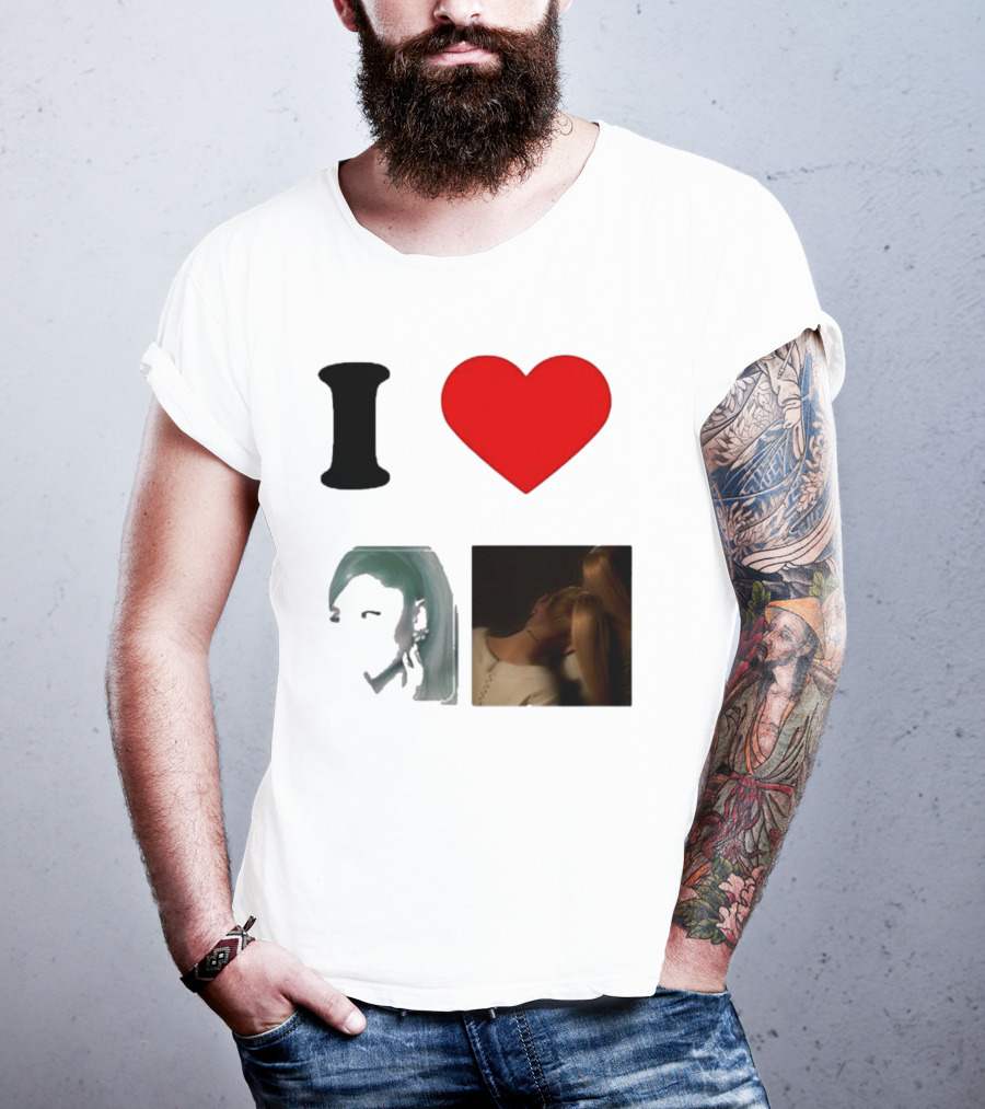 I Love Ariana Grande Cameron Fan Art Duo T-Shirt