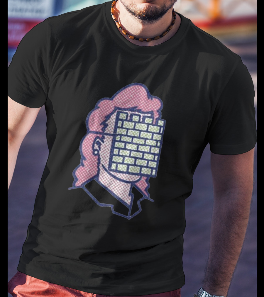 Castleface Records Gal Friday Brick Wall Face Mullet T-Shirt