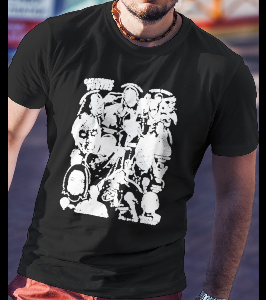 Catatonicyouths Collage Iconic Figures And Symbols T-Shirt