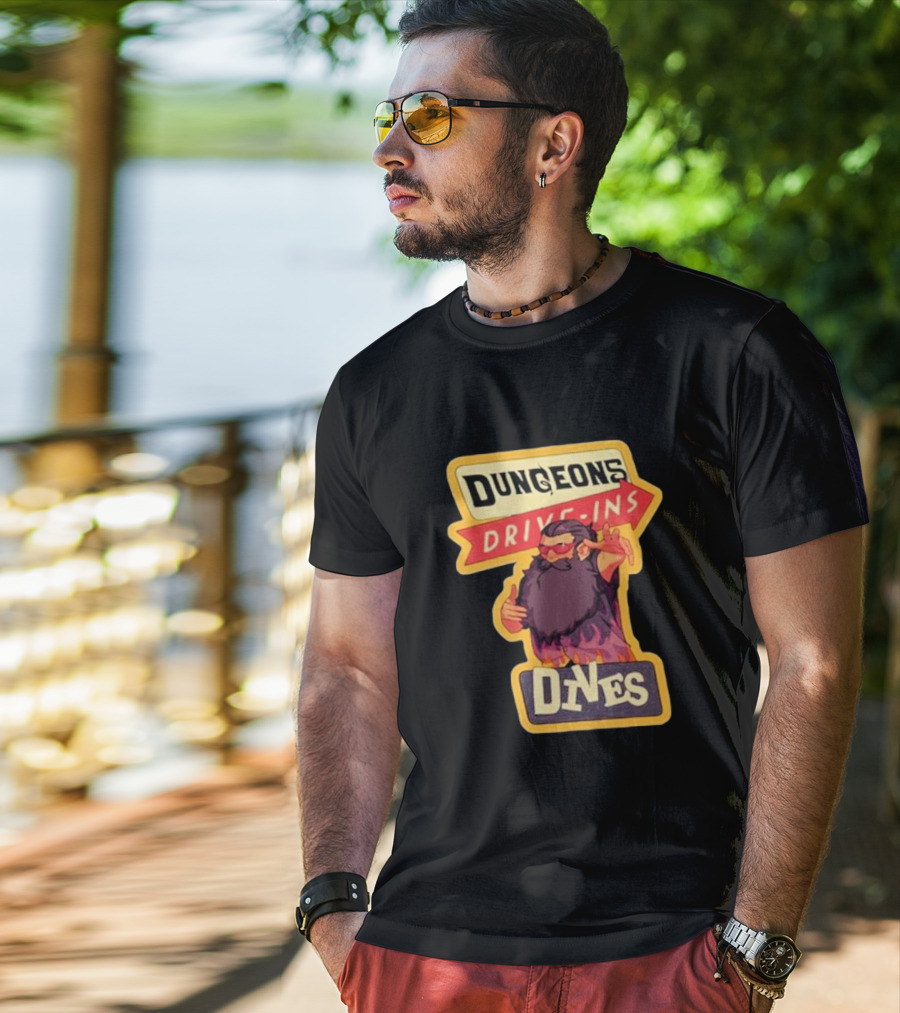 Dungeons Drive-Ins Dives Catskullery Senshi T-Shirt