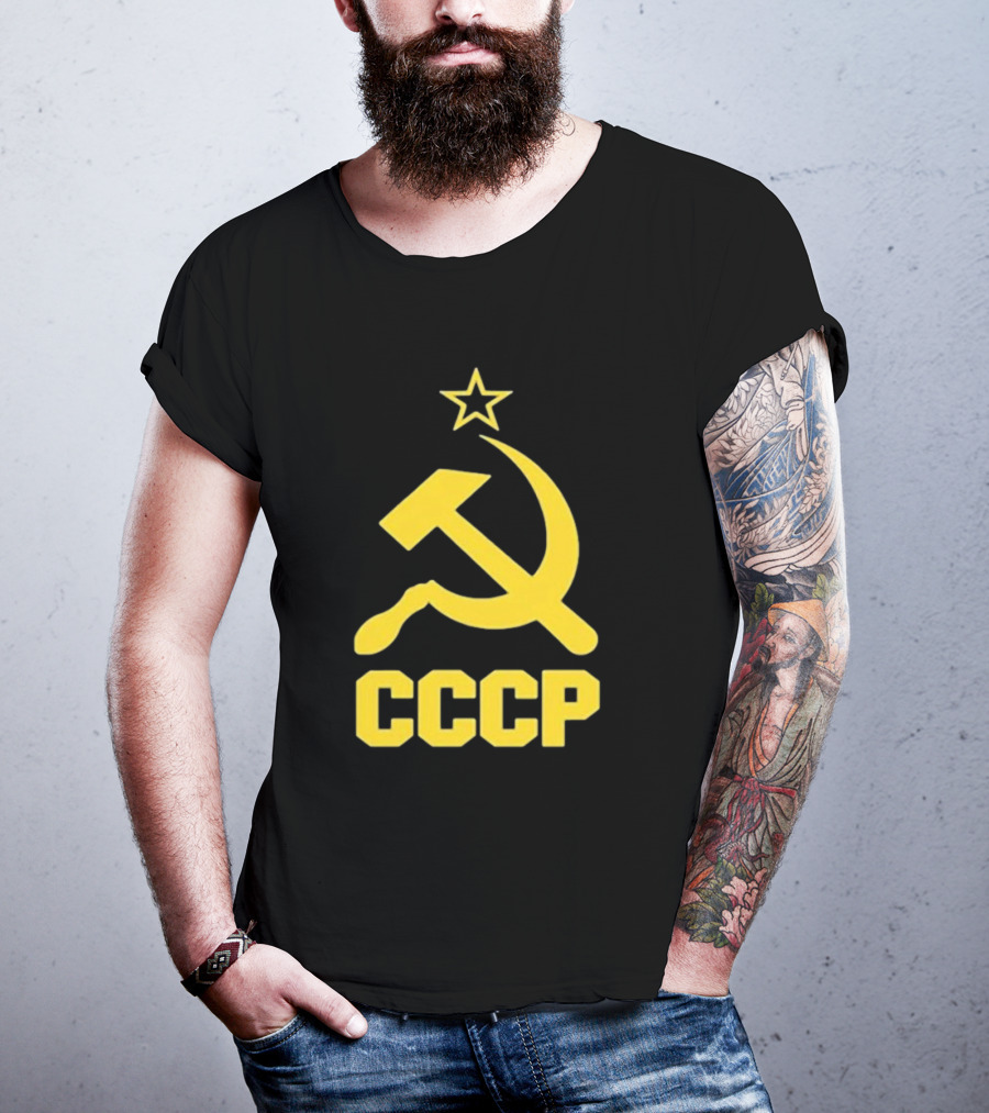 CCCP Hammer And Sickle Star Soviet T-Shirt