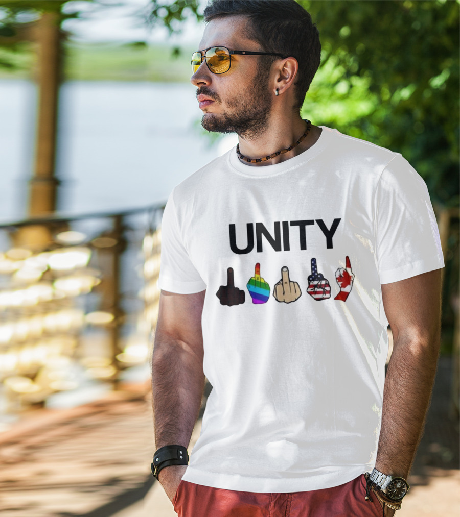 UNITY Hang Over Gang Funny Flags Diversity T-Shirt