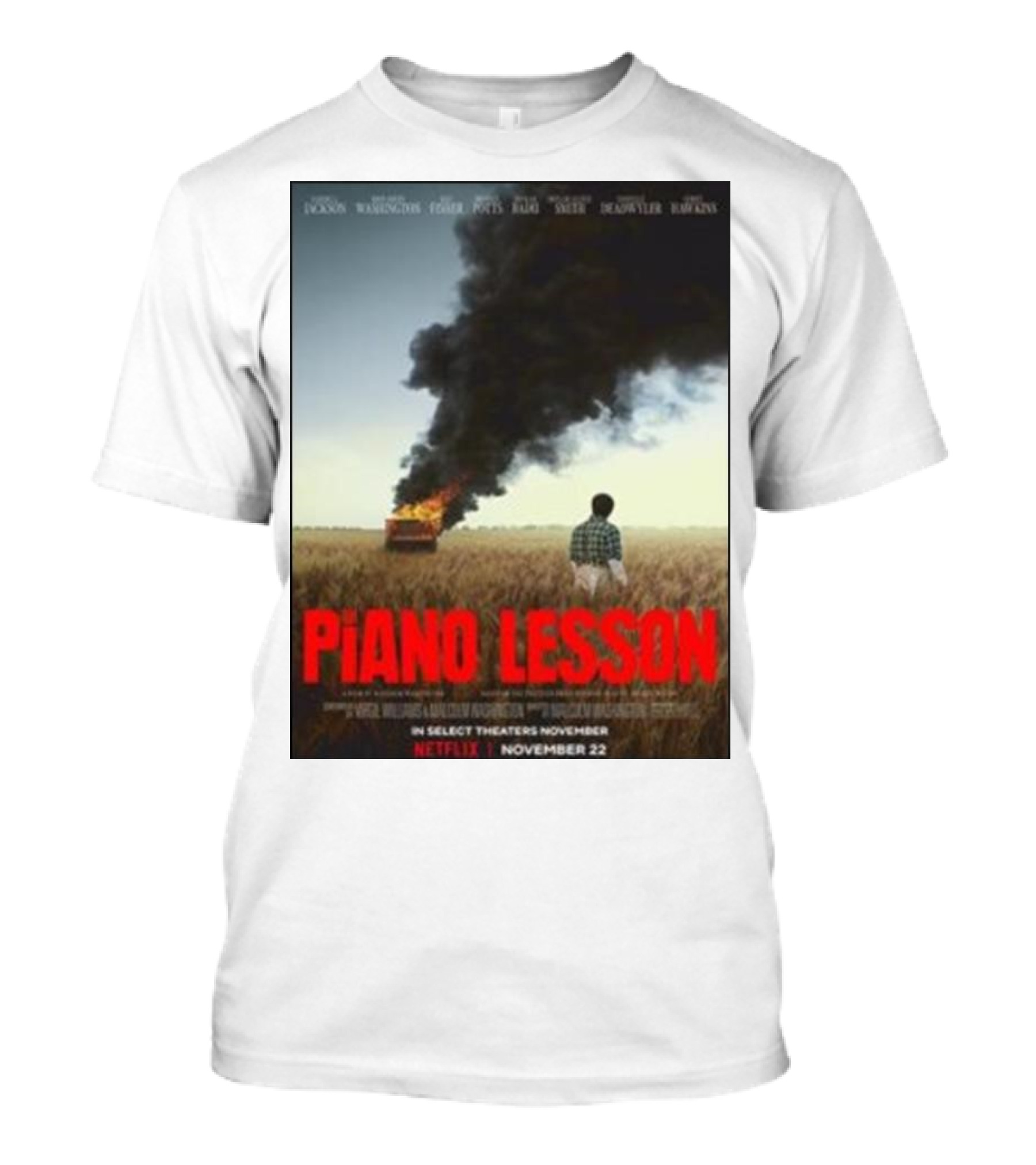 Piano Lesson Directed Malcolm Washington Starring Samuel L Jackson John David Washington Netflix November 22 T-Shirt