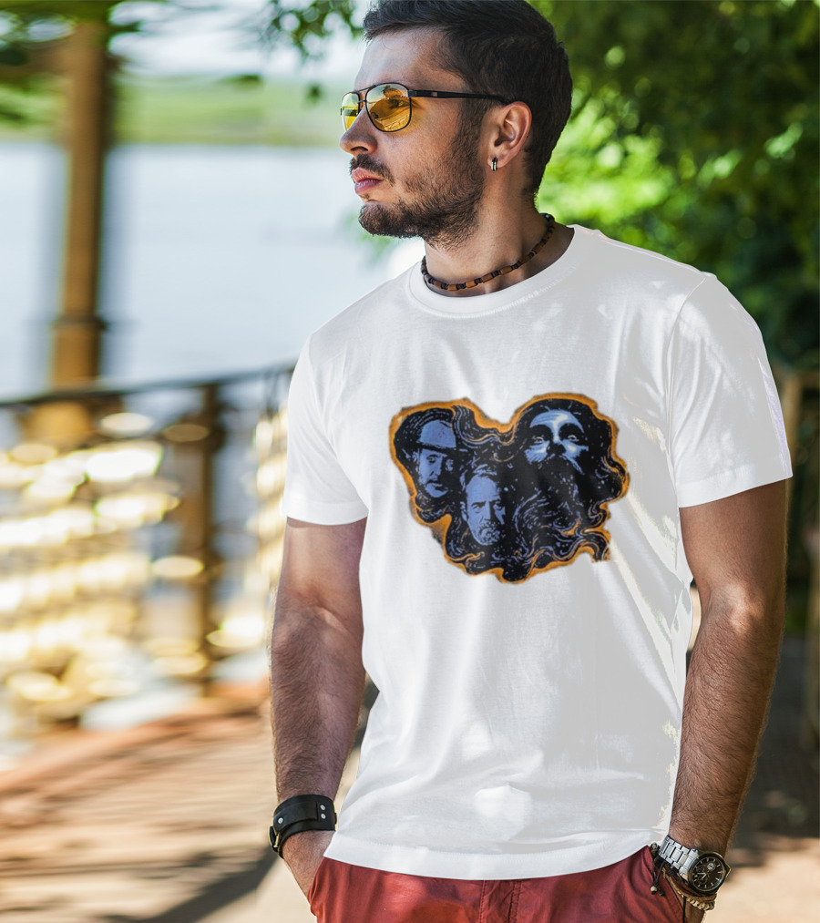 The White Buffalo A Freight Train Through The Night Faces And Mystical T-Shirt