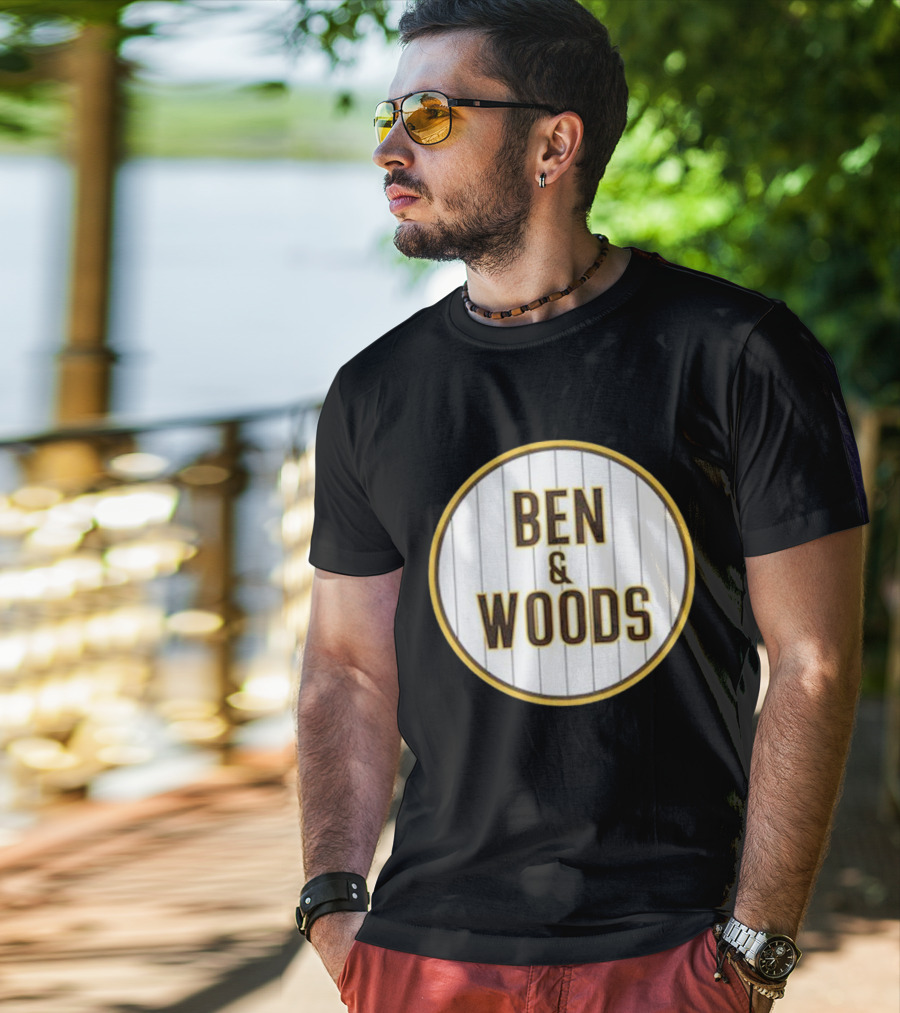 Yu Darvish Ben And Woods Pinstripe Circle T-Shirt