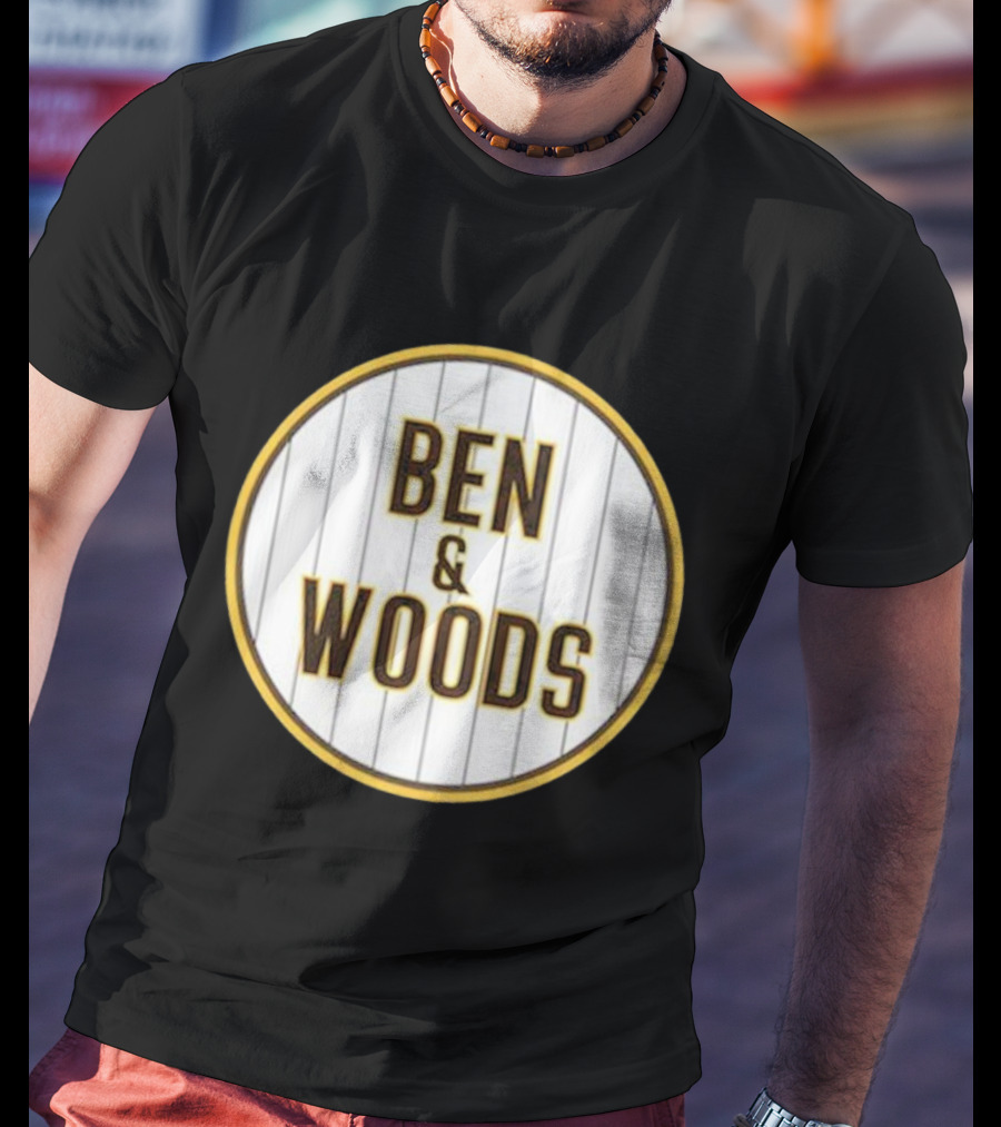 Yu Darvish Ben And Woods Pinstripe Circle T-Shirt