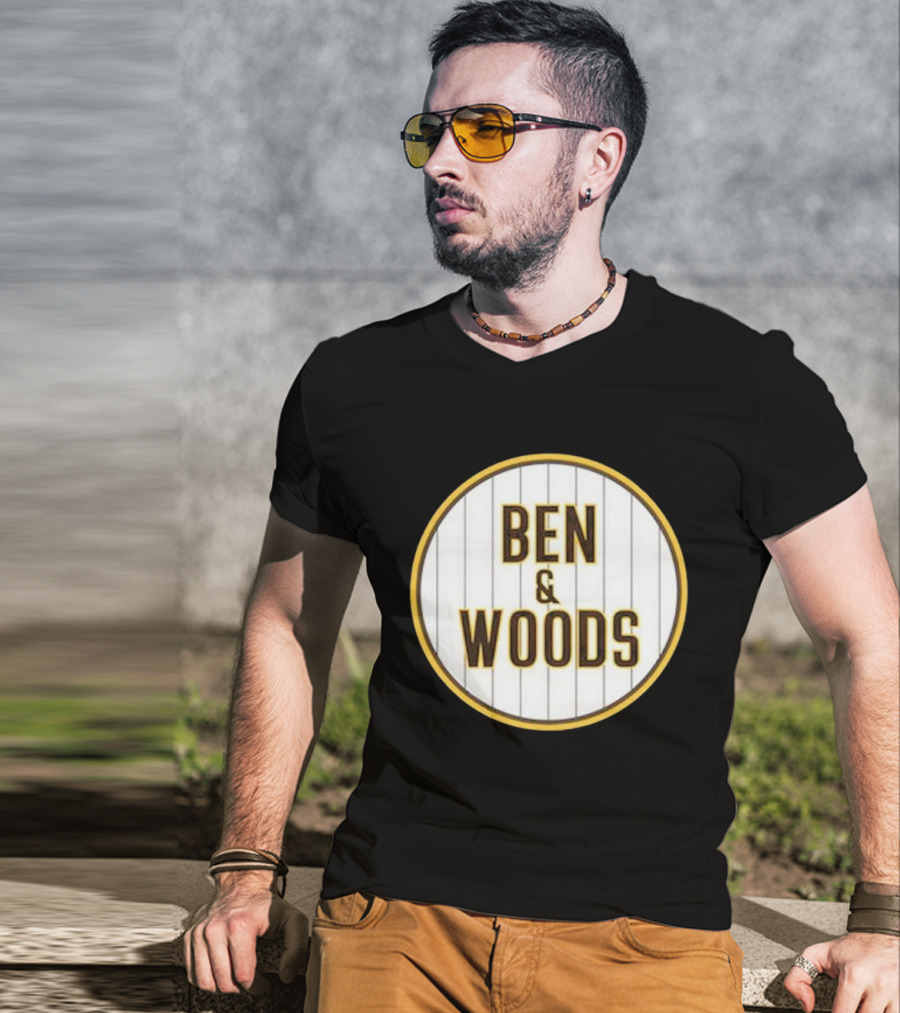 Yu Darvish Ben And Woods Pinstripe Circle T-Shirt