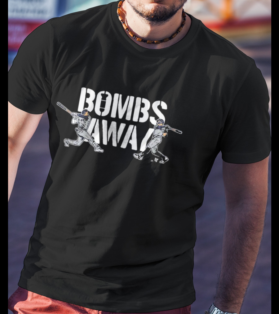 Bombs Away Aaron Judge Juan Soto Baseball T-Shirt