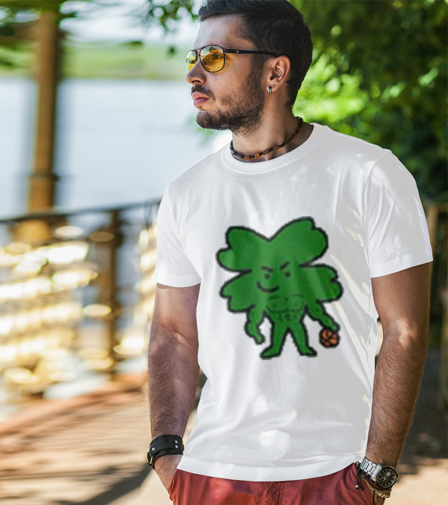 Boston Buff NBA Shamrock Basketball Player T-Shirt