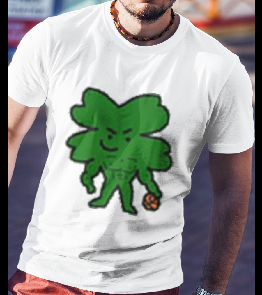 Boston Buff NBA Shamrock Basketball Player T-Shirt