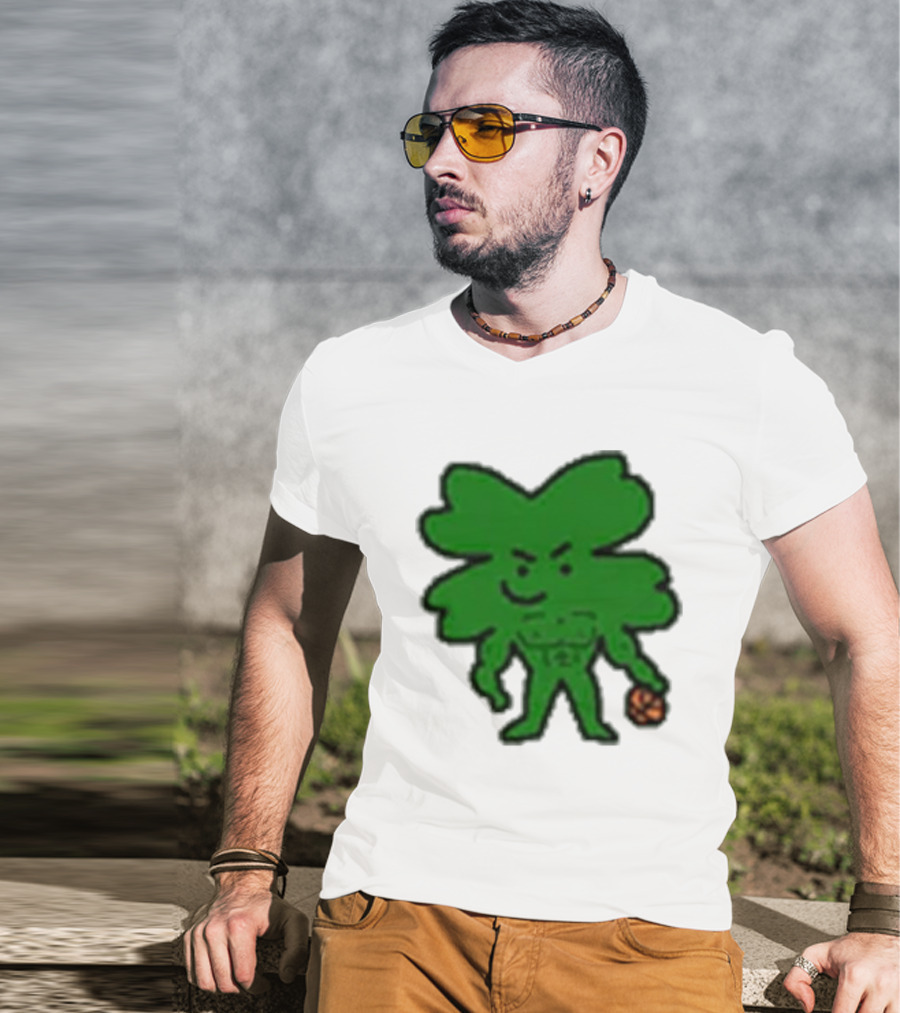Boston Buff NBA Shamrock Basketball Player T-Shirt