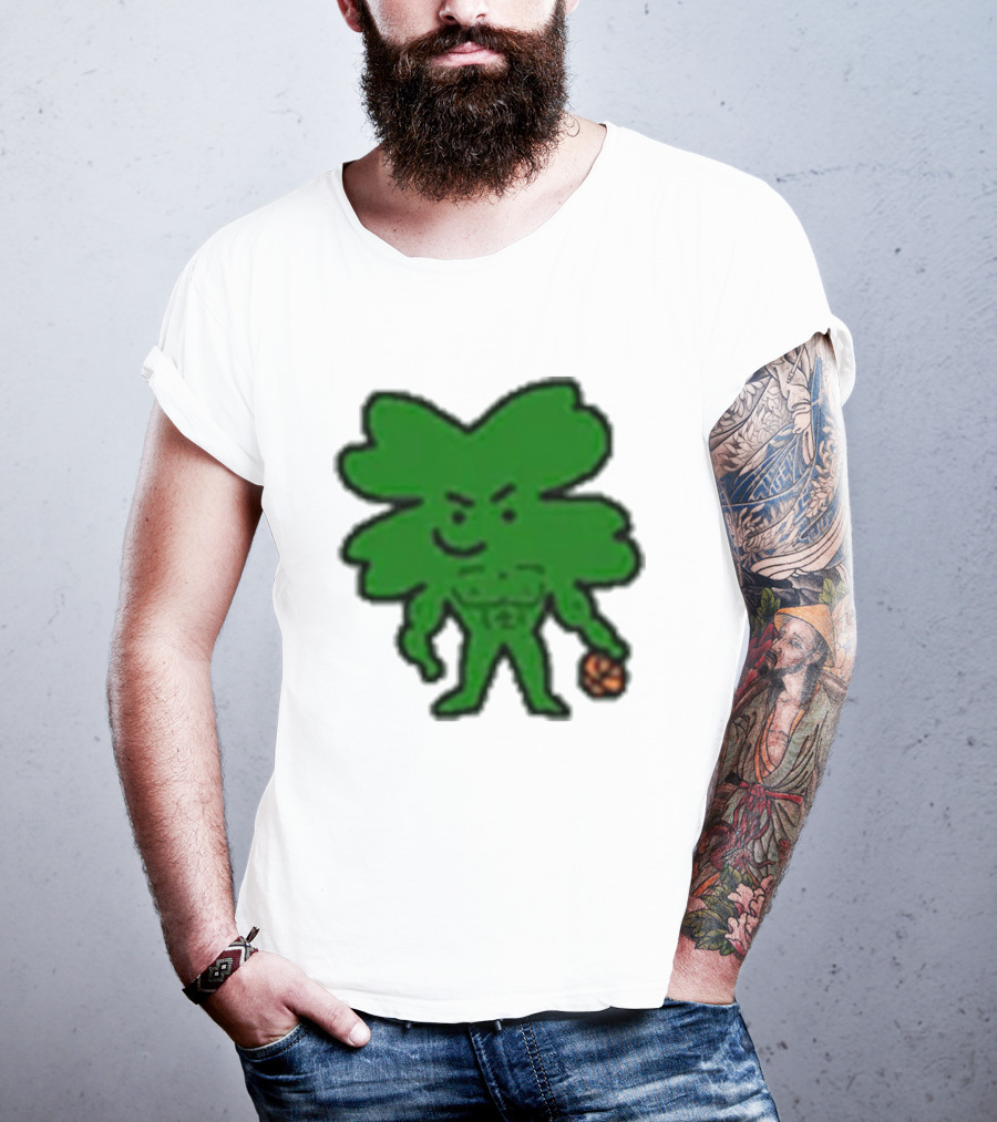 Boston Buff NBA Shamrock Basketball Player T-Shirt