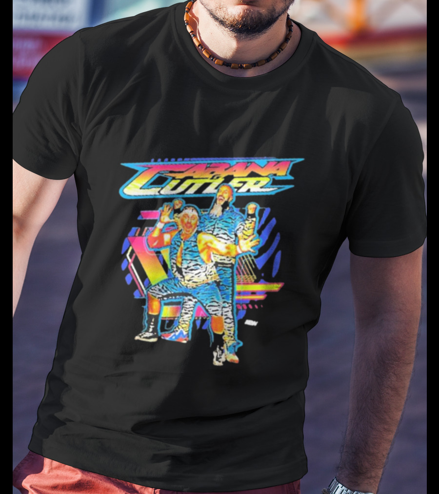Cabana And Cutler Retro Wrestling Duo T-Shirt