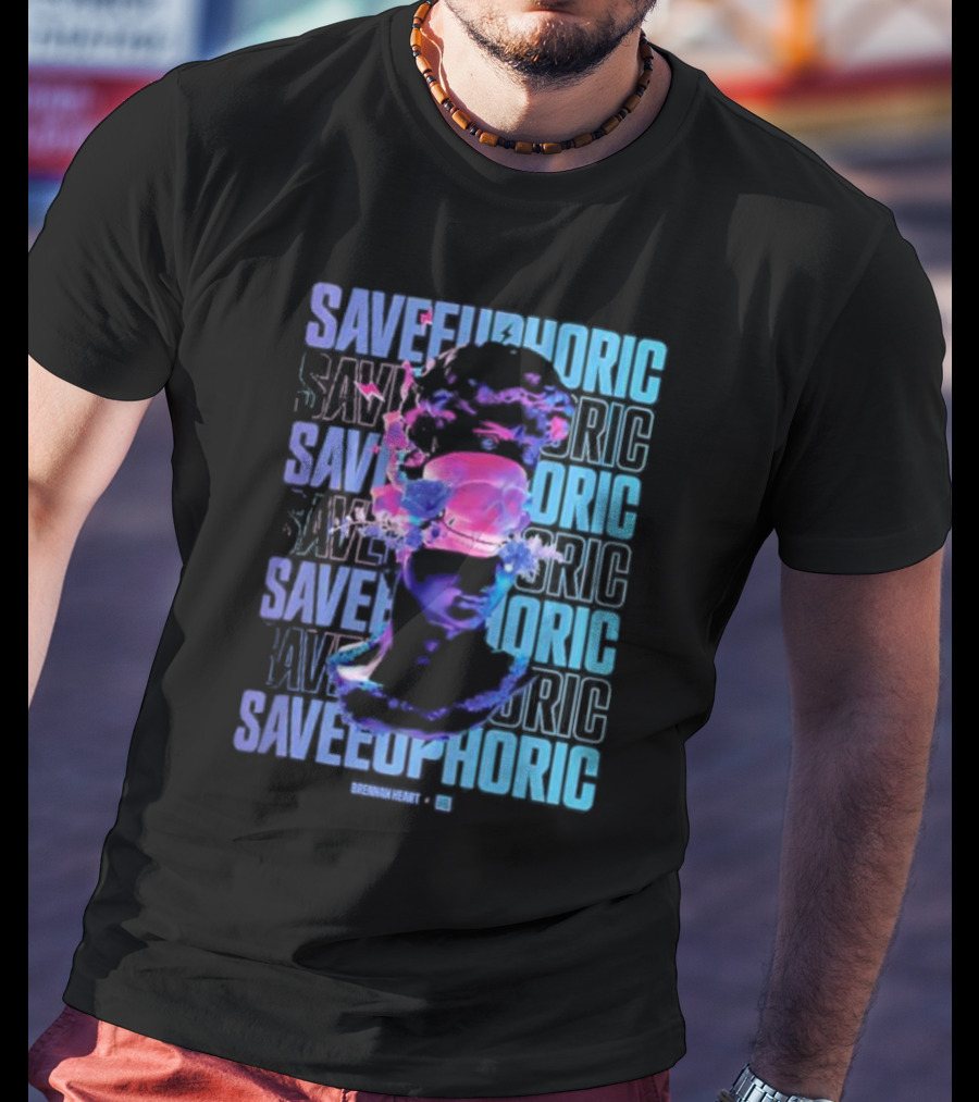 Brennan Heart Save Euphoric Multilayered Neon T-Shirt
