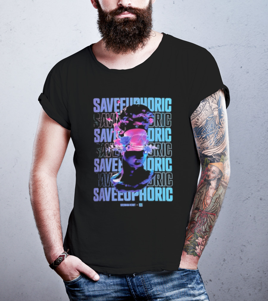 Brennan Heart Save Euphoric Multilayered Neon T-Shirt
