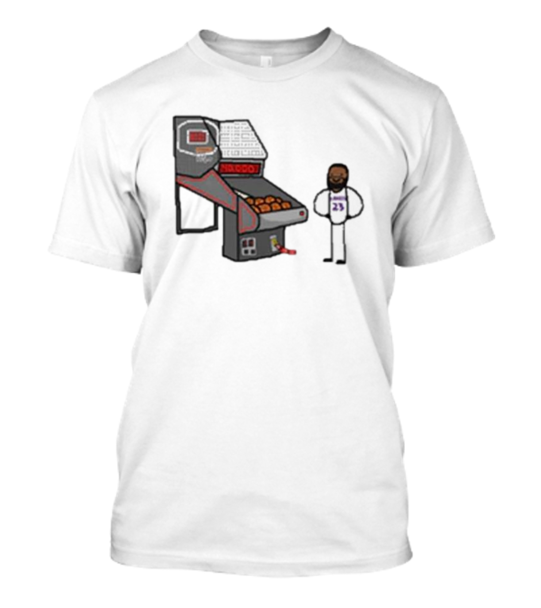 Bron 40k NBA Basketball Shooting Machine 23 T-Shirt