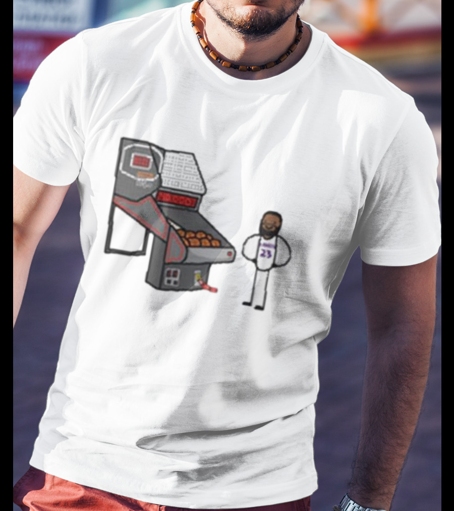 Bron 40k NBA Basketball Shooting Machine 23 T-Shirt