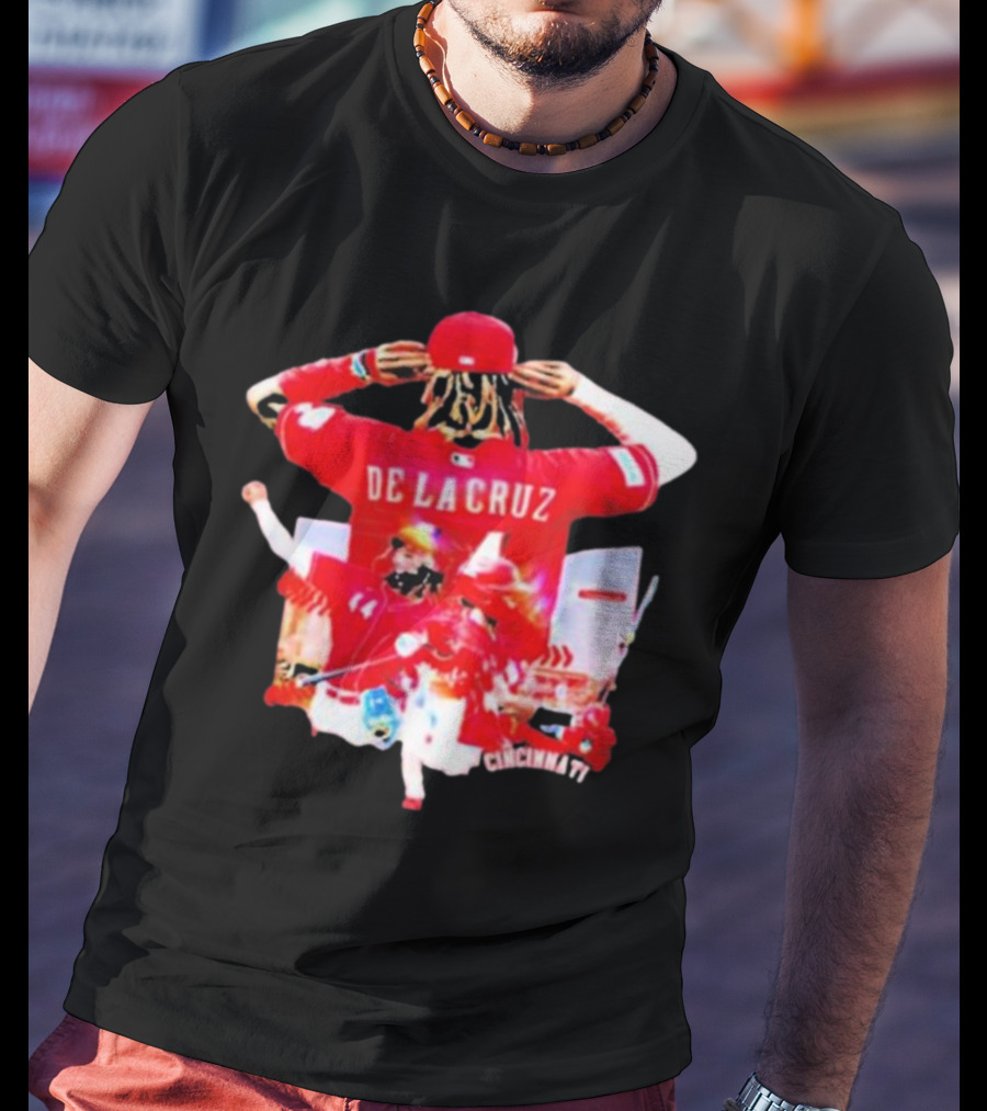 Elly De La Cruz Cincinnati Baseball Player Jersey T-Shirt