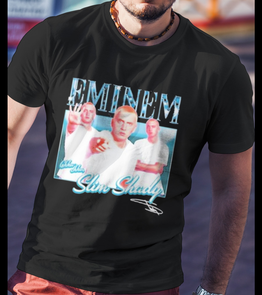 Eminem Eminem Chka Chka Slim Shady Trio Image T-Shirt