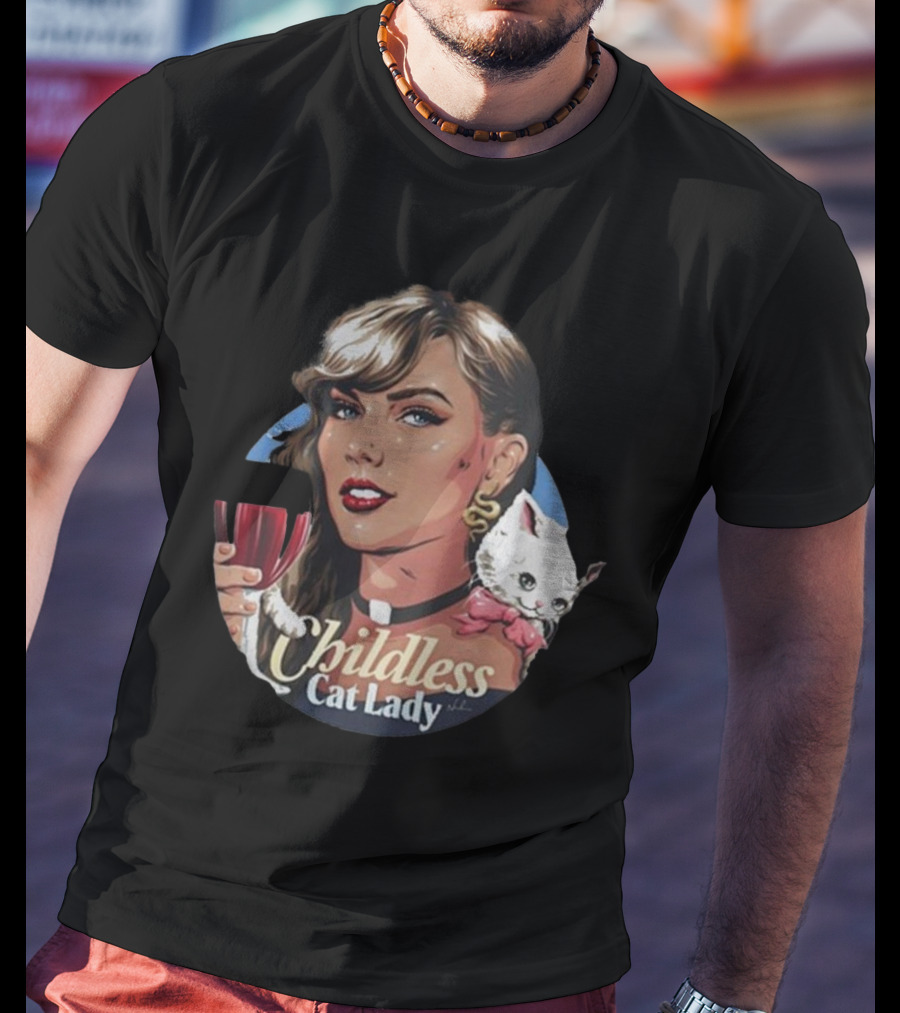 Jd Vance’s Worst Fear Childless Cat Lady Wine Glass T-Shirt