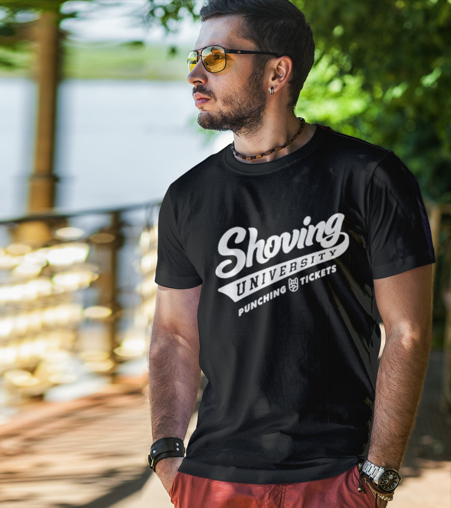 Paul Skenes Shoving University Punching Tickets T-Shirt