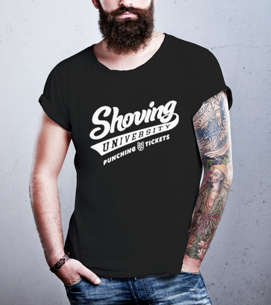 Paul Skenes Shoving University Punching Tickets T-Shirt