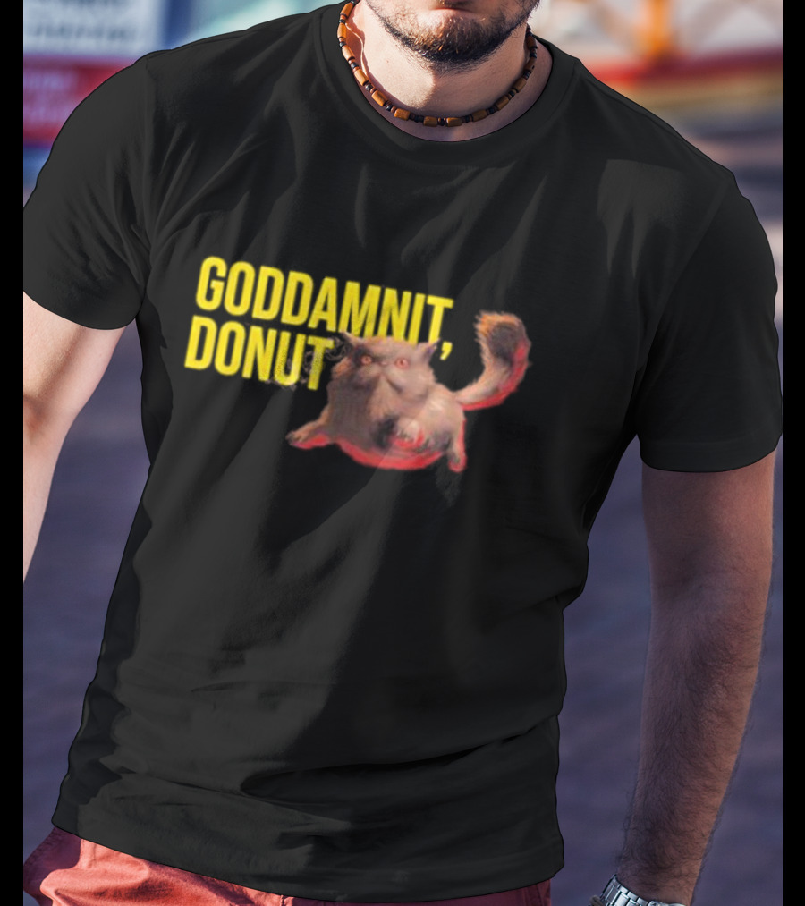 Goddamnit Donut Dungeon Crawler Carl Cat T-Shirt