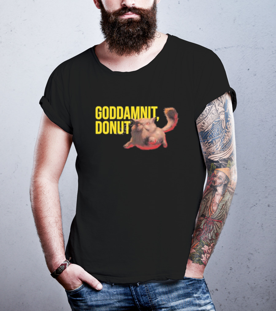 Goddamnit Donut Dungeon Crawler Carl Cat T-Shirt