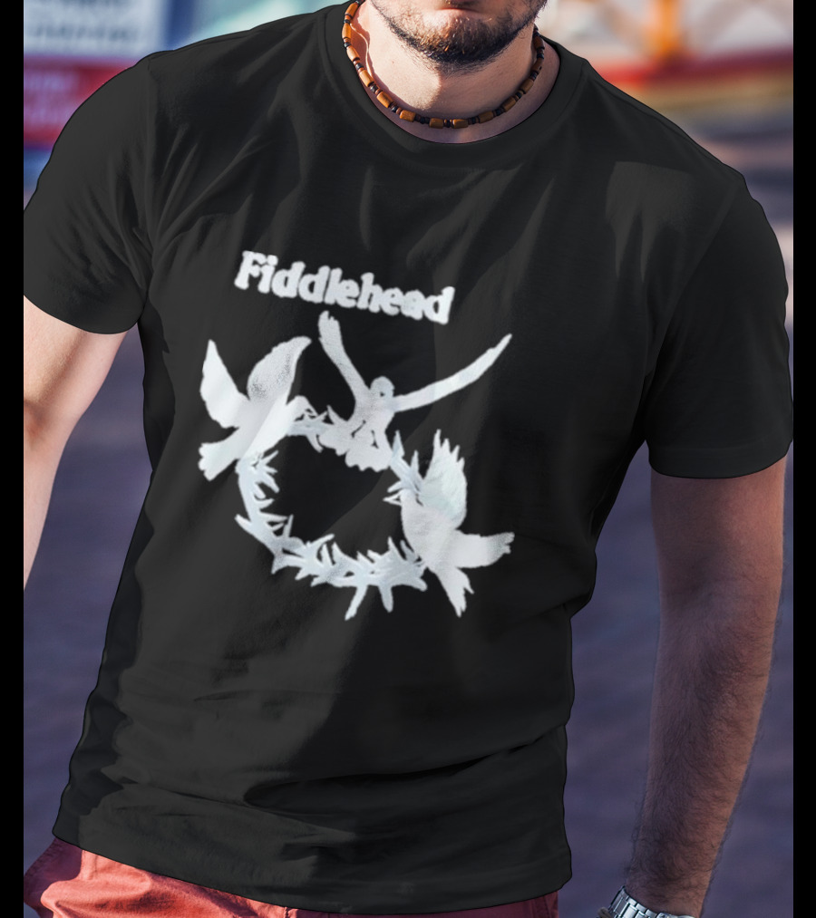 Fiddlehead White Doves In Flight Ring T-Shirt