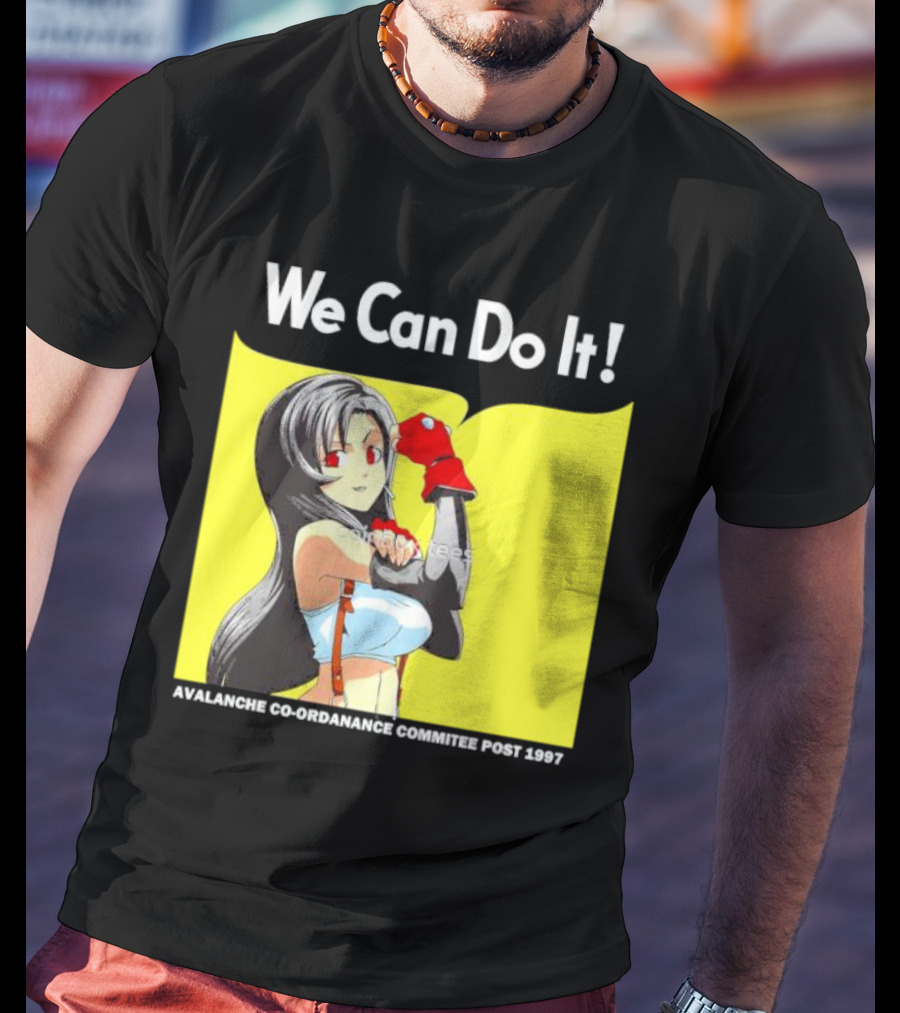 We Can Do It Avalanche Co-Ordanance Committee Post 1997 T-Shirt