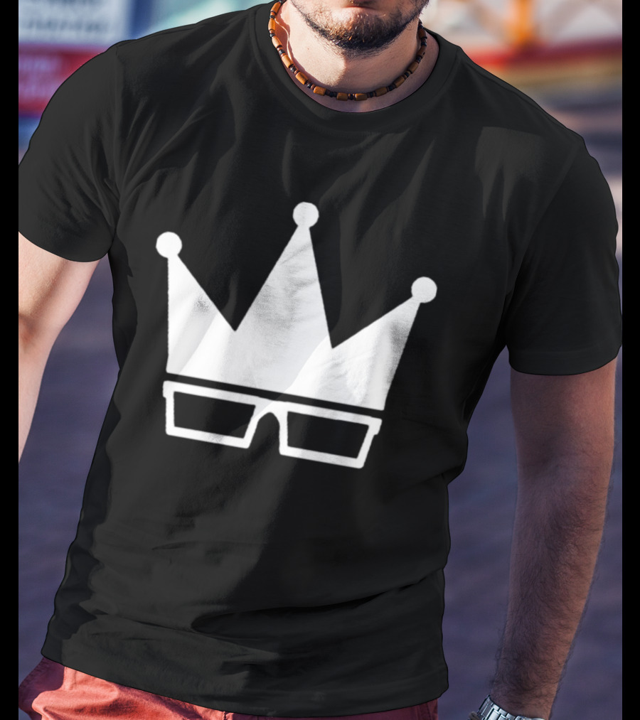 Framerate White Crown Glasses Merch T-Shirt