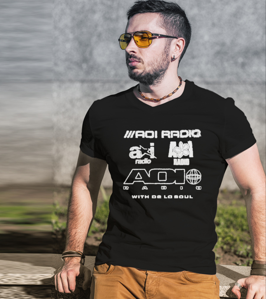 AOI Radio With De La Soul Freddy Fazbear’s Game Over Play Again T-Shirt