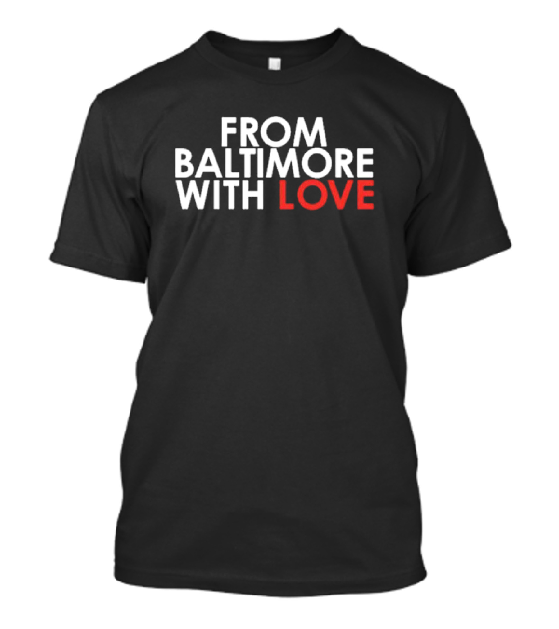 From Baltimore With Love Baltimore Ravens Fan Love For Club T-Shirt
