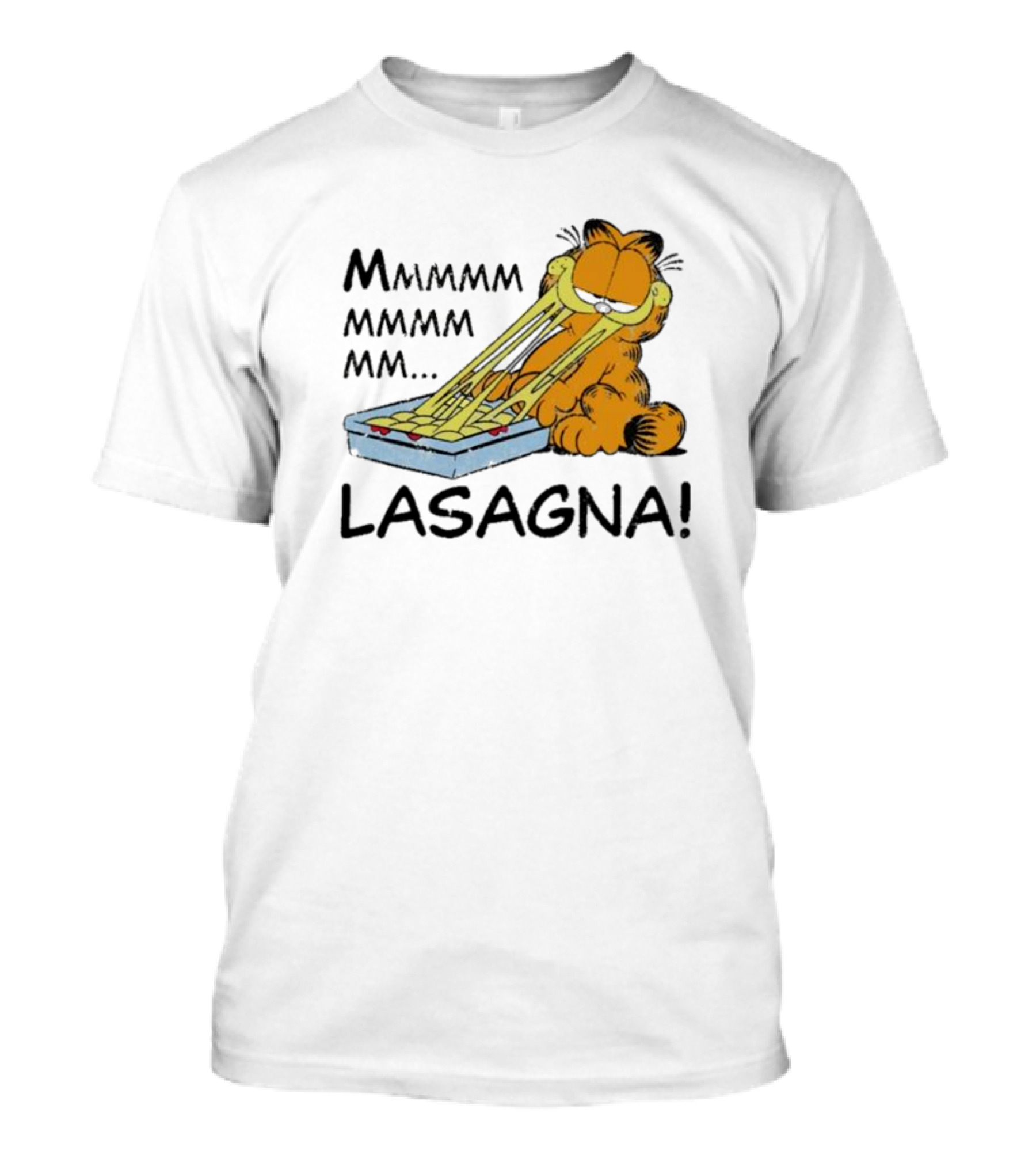 Garfield Mmmmmmmm MM Lasagna T-Shirt