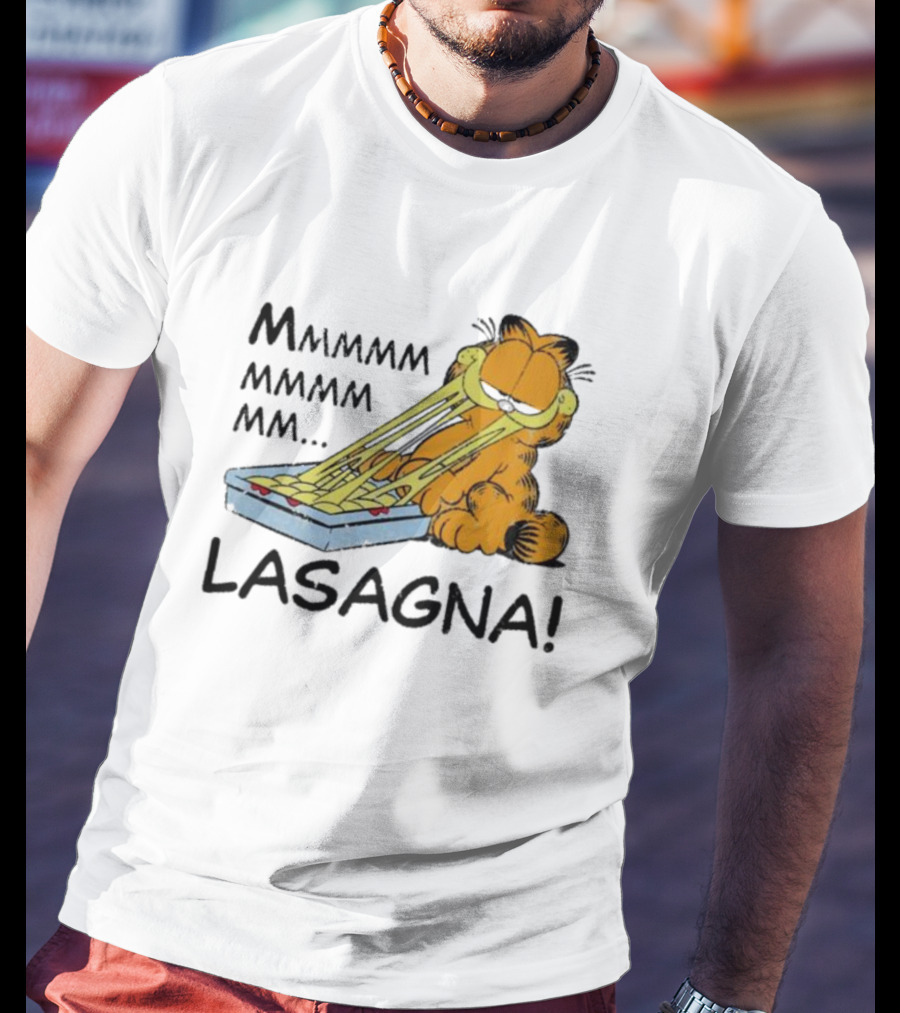 Garfield Mmmmmmmm MM Lasagna T-Shirt