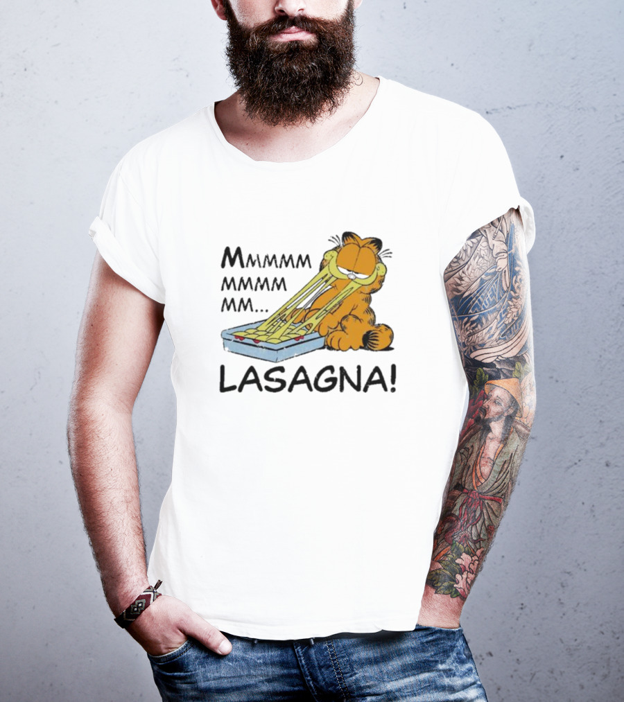 Garfield Mmmmmmmm MM Lasagna T-Shirt
