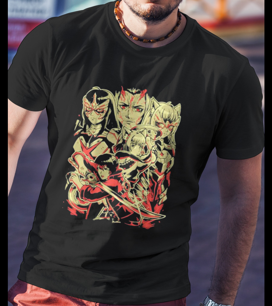 Cycle Of Life And Death Anime Warriors T-Shirt